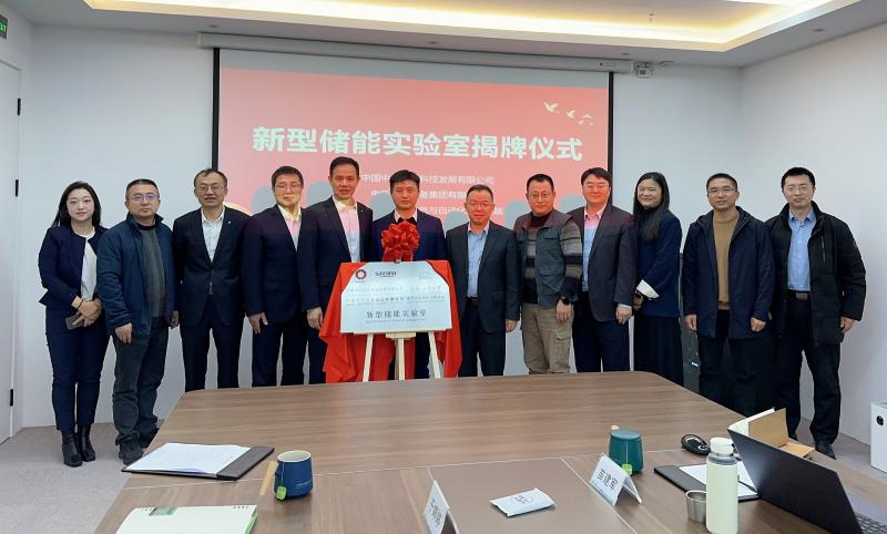裝備集團(tuán)與中材海外、合肥工業(yè)大學(xué)共建新型儲(chǔ)能實(shí)驗(yàn)室在滬揭牌